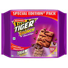 Britannia Tiger Krunch Choco Chip Cookies